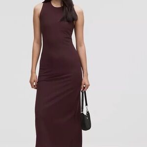 lululemon athletica All Aligned Ribbed Midi NWT 0 Goodnight Plum
